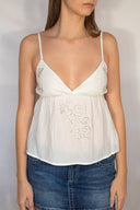 Tank top with beads