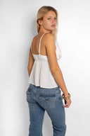 Tank top with beads