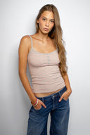 Striped chester tank top