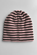 Striped knit beanie