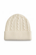 Cable knit beanie