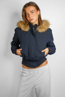 Hooded Bomber Jacket