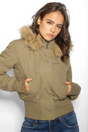 Hooded Bomber Jacket