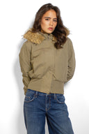 Hooded Bomber Jacket