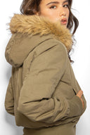 Hooded Bomber Jacket