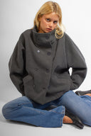 Double-breasted coat
