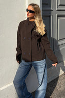 Double-breasted coat