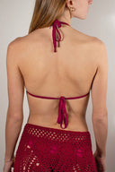 Triangle bikini top