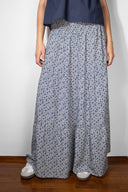 Long ruffle skirt