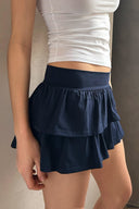 Mini ruffle skirt