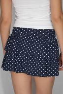 Mini ruffle skirt