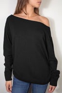 Boat neck sweater