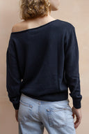 Boat neck sweater