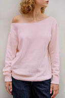 Boat neck sweater