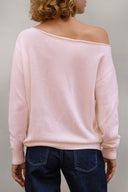 Boat neck sweater