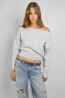 Boat neck sweater