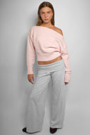 Boat neck sweater