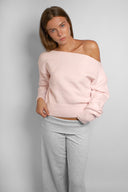 Boat neck sweater