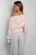 Boat neck sweater