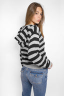 Hooded cardigan