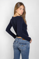 Wrap sweater