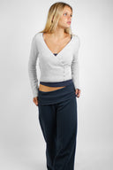 Wrap sweater