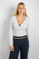 Wrap sweater