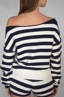 Boat neck sweater