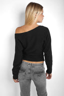 Boat neck sweater