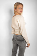 Boat neck sweater