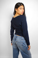 Boat neck sweater