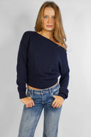Boat neck sweater