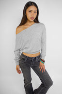 Boat neck sweater