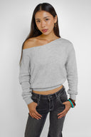 Boat neck sweater
