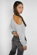 Boat neck sweater