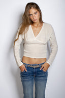 V-neck sweater