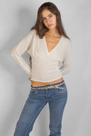 V-neck sweater