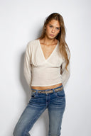 V-neck sweater