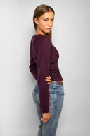 V-neck sweater
