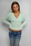 V-neck sweater