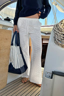Coulisse wide leg pants