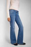 Low-Waist Flared Jeans