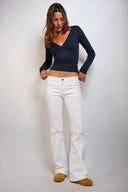 Jeans flare low waist