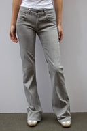 Low waist flared jeans