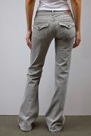Low waist flared jeans