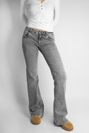 Low waist flared jeans