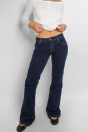Low waist flared jeans