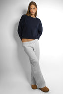 Wide-leg sweatpants