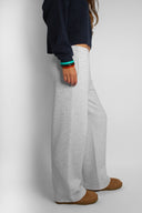 Wide-leg sweatpants
