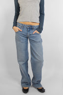 Baggy low-rise jeans